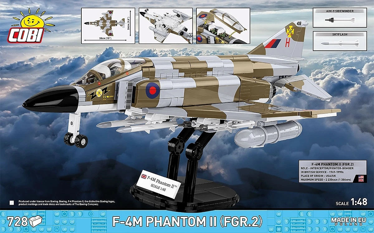 Available to Order – F-4F Phantom I (730 Pcs) Cobi Model (COB 5908)