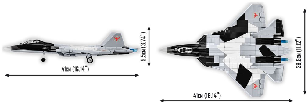 Available to Order – Enemy Strike Jet Top Gun Maverick (851 pcs Cobi Model (COB 5921)