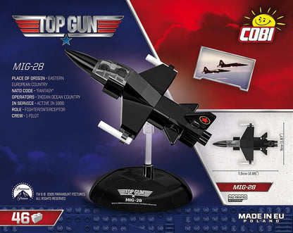 Available to Order – Top Gun MIG-28 Micro Plane Top Gun Maverick (58pcs) Cobi Model (COB 5924)
