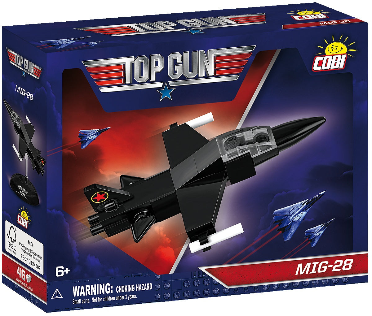 Available to Order – Top Gun MIG-28 Micro Plane Top Gun Maverick (58pcs) Cobi Model (COB 5924)