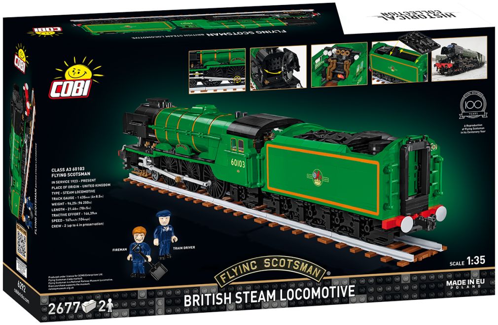 Available to Order – Flying Scotsman (2700 pcs) Cobi Model (COB 6292)