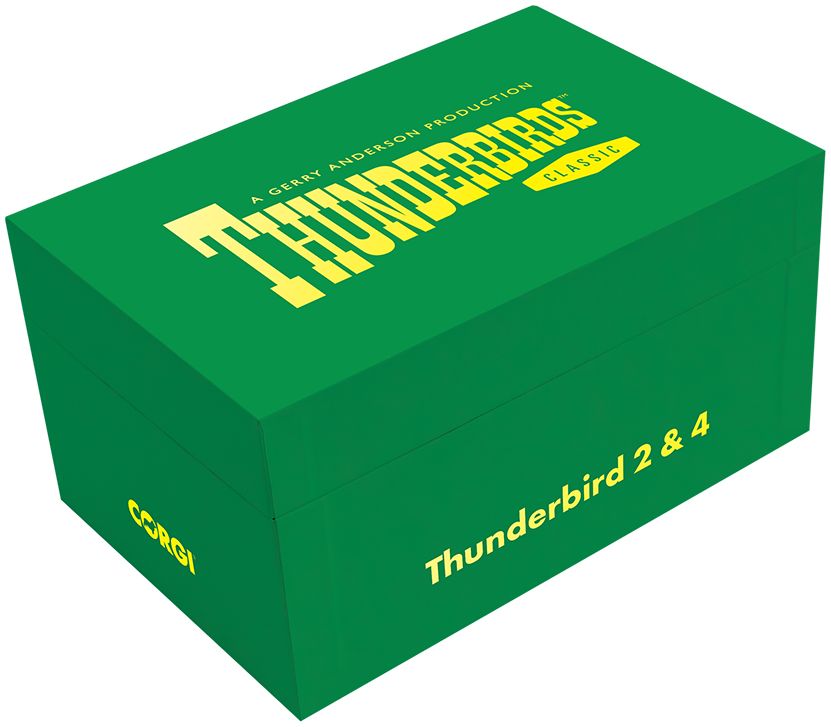 Thunderbirds - Thunderbird 2 and 4 Thunderbirds F.A.B. Collection FTB Corgi Model (view 2)