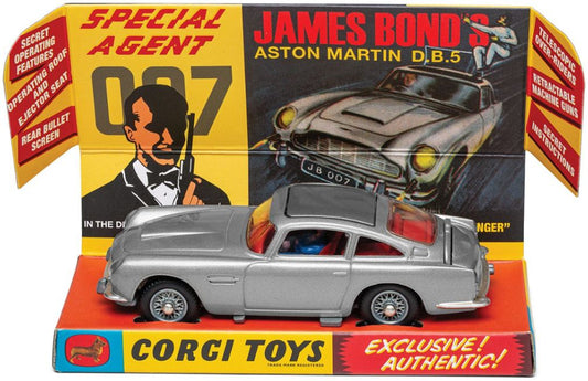 Available to Order – James Bond Aston Martin DB5 Silver 1:46 (COR 26101SRT)