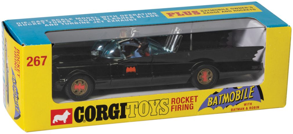 Available To Order – Batmobile with Batman and Robin 1:46 (COR 26701RT)