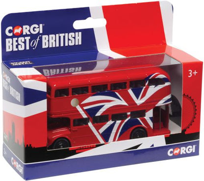 Best of British London Bus Union Jack 1:64 Corgi Model (view 2)