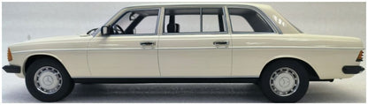 Available To Order – Mercedes Benz W123 Lang White 1978 1:18 (CUL CML005-3)