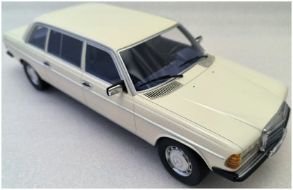 Available To Order – Mercedes Benz W123 Lang White 1978 1:18 (CUL CML005-3)