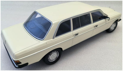 Available To Order – Mercedes Benz W123 Lang White 1978 1:18 (CUL CML005-3)