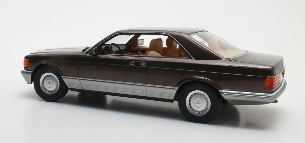 Available To Order – Mercedes Benz 380SEC C126 Brown Metallic 1982 1:18 (CUL CML075-1)