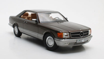 Available To Order – Mercedes Benz 380SEC C126 Brown Metallic 1982 1:18 (CUL CML075-1)