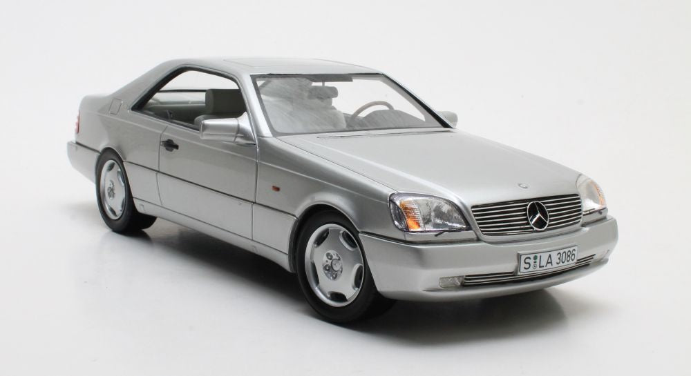 Available To Order – Mercedes Benz 600SEC C140 Silver 1992 1:18 (CUL CML079-1)