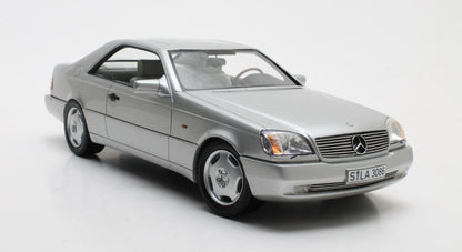 Available To Order – Mercedes Benz 600SEC C140 Silver 1992 1:18 (CUL CML079-1)