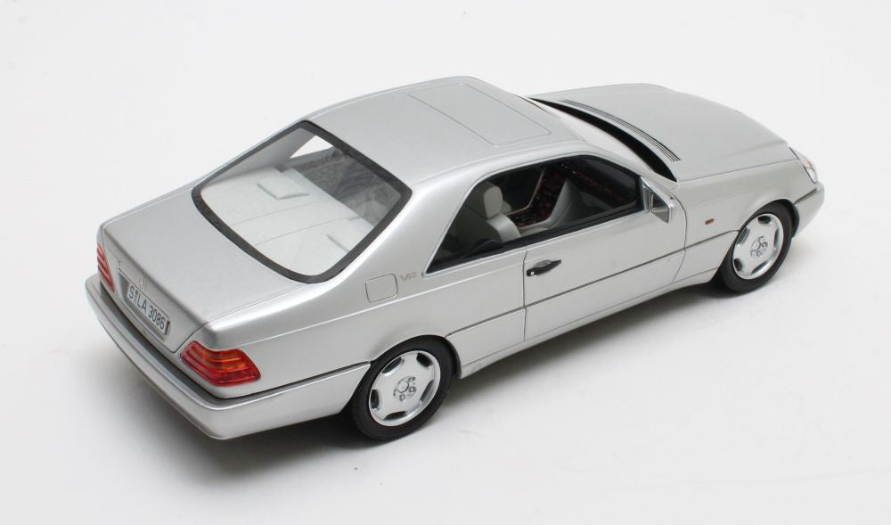 Available To Order – Mercedes Benz 600SEC C140 Silver 1992 1:18 (CUL CML079-1)