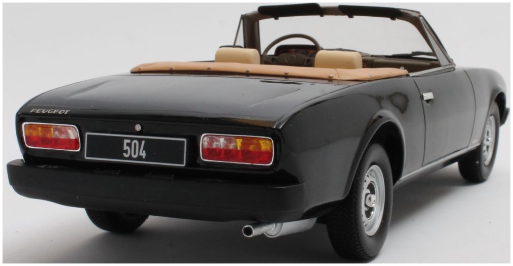 Available To Order – Peugeot 504 Cabriolet 1983 Black 1:18 (CUL CML192-3)