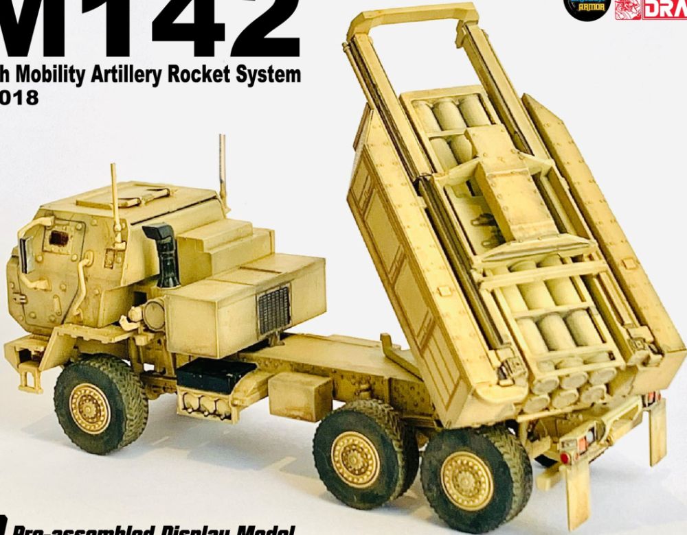 Available To Order – U.S. M142 High Mobility Artillery Rocket System 1:72 Dragon Armour Model (DR 63018)