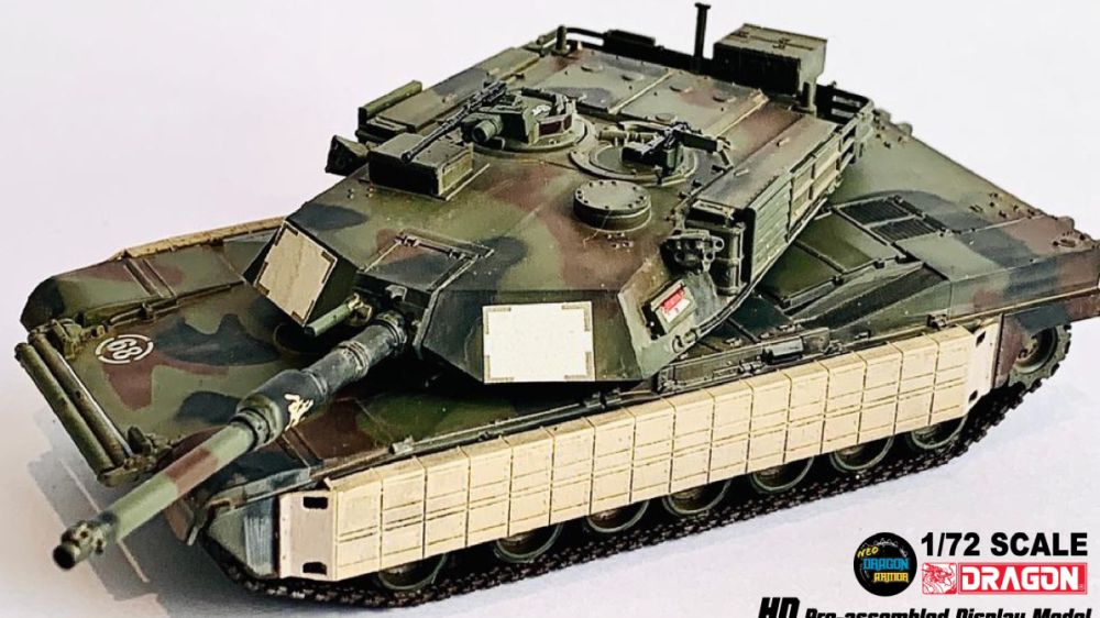Available to Order – M1A1 AIM TUSK 1-4 Cav 'Quarterhorse' 1st Infantry Div. Iraq 2004 1:72 (DR 63033)