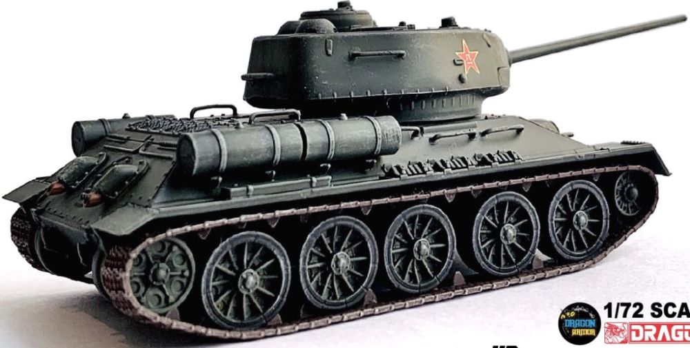 Available To Order – Chinese PLA T-34/85 1:72 (DR 63120)