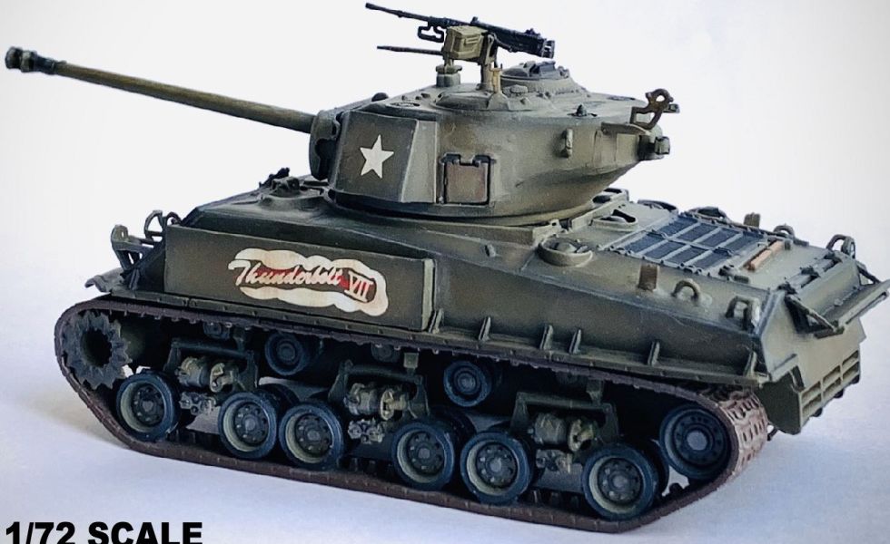 Available to Order – M4A3E8 'Thunderbolt VII' Commander of the 37th Tank Battalion 4th Armored Division 1:72 (DR 63168)