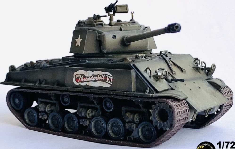Available to Order – M4A3E8 'Thunderbolt VII' Commander of the 37th Tank Battalion 4th Armored Division 1:72 (DR 63168)