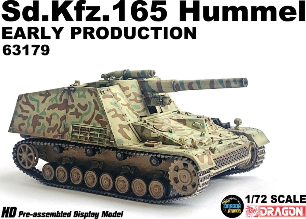 Available to Order – Sd.Kfz.165 Hummel Early Production 1:72 (DR 63179)