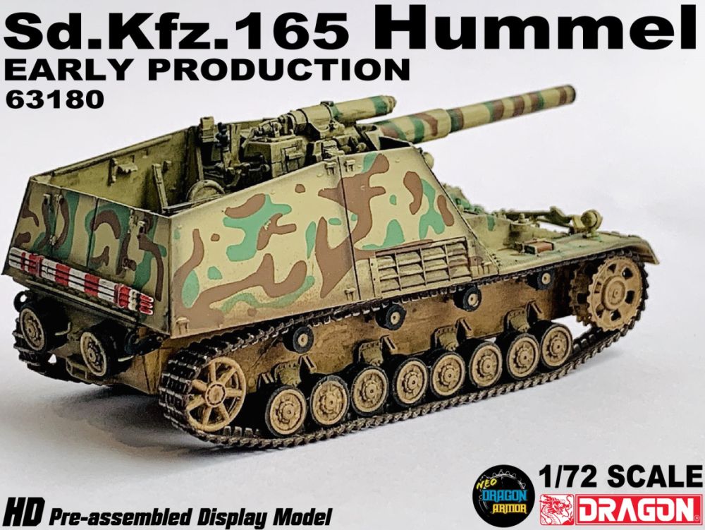 Available to Order – Sd.Kfz.165 Hummel Early Production 1:72 (DR 63180)