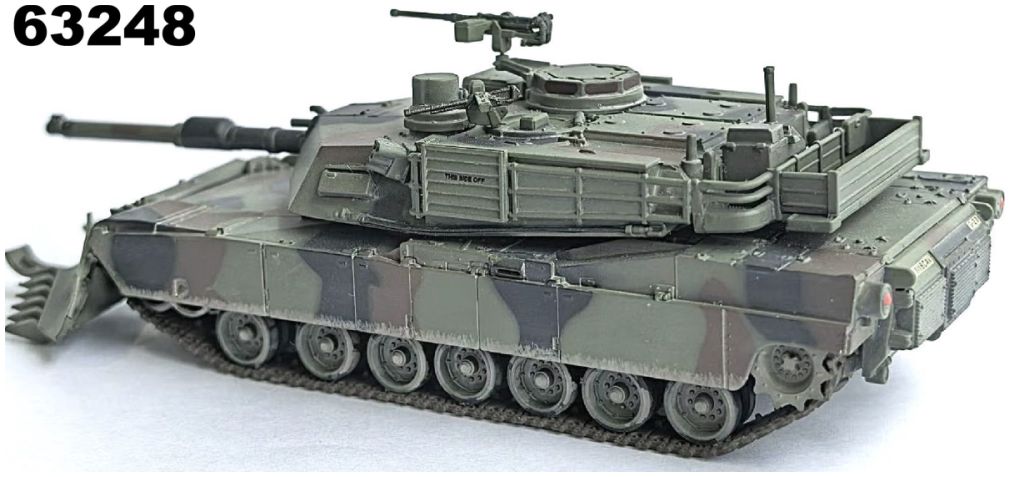 M1A2 SEP /Mine Plow (Plowing Mode) 1:72 – diecast model (view 3)