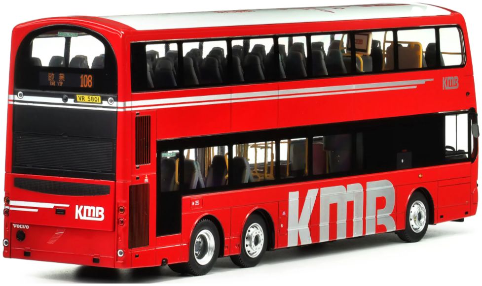 KMB Volvo B9TL Wright Gemini 2 Euro V 12M 1:43 – diecast model (view 2)