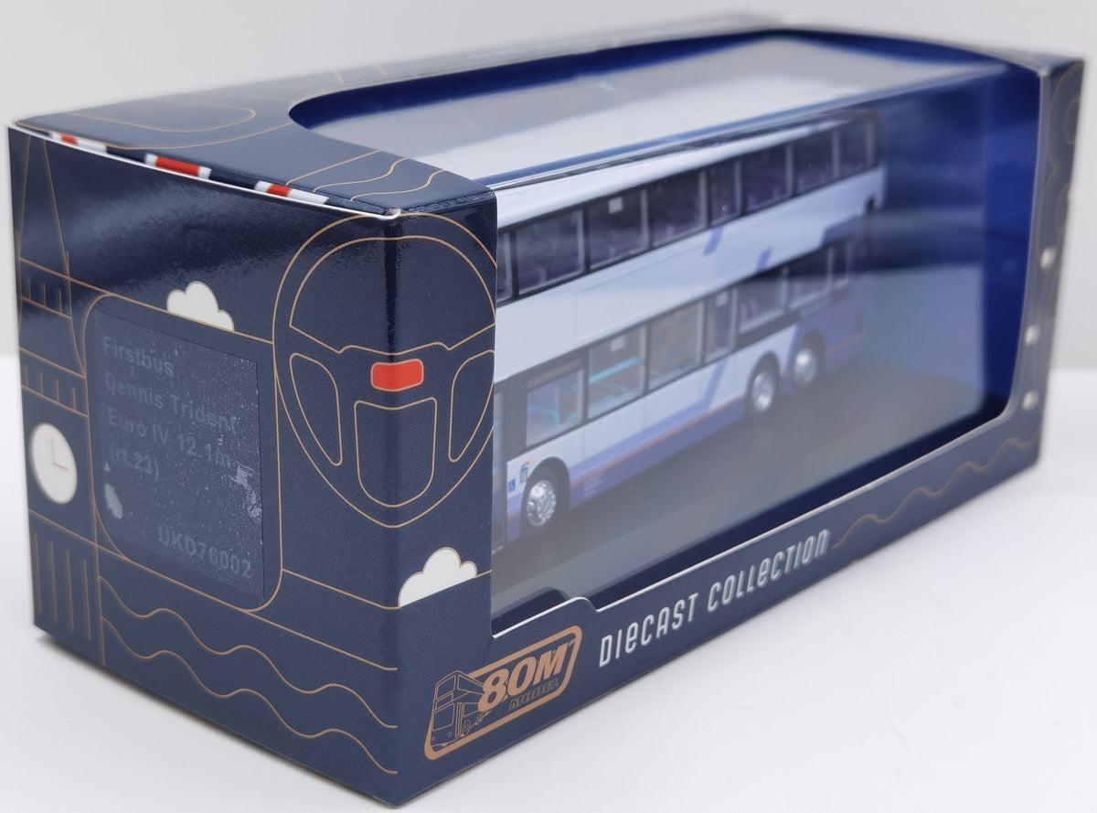 Dennis Trident ENVIRO500 Euro IV 12.1M First Bus Aberdeen Rt.23 - Sheddocksley 1:76 – diecast model (view 2)