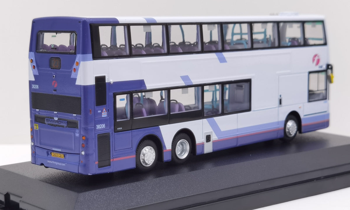 Dennis Trident ENVIRO500 Euro IV 12.1M First Bus Aberdeen Rt.23 - Sheddocksley 1:76 – diecast model (view 4)
