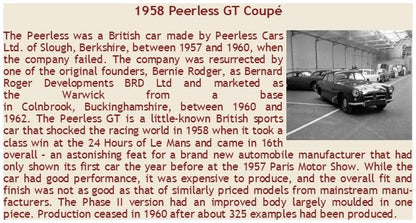 Available To Order – Peerless GT Coupe Green w/Disc Wheels 1958 1:43 Esval Model (ESV EMEU43007H)