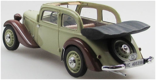 Adler Trumpf Junior Cabrio-Limo Beige Brown 2-Door Top Down 1937-41 1:43 – diecast model (view 2)