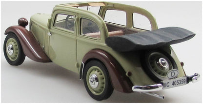 Available To Order – Adler Trumpf Junior Cabrio-Limo Beige Brown 2-Door Top Down 1937-41 1:43 (ESV EMEU43034K)