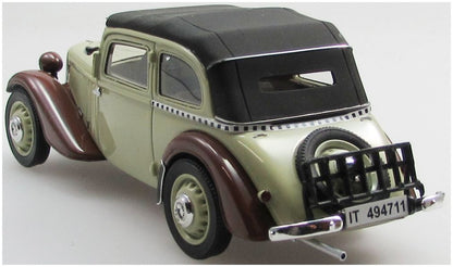 Available To Order – Adler Trumpf Junior Cabrio-Limo Beige Brown 2-Door Top Up 1937-41 1:43 (ESV EMEU43034L)