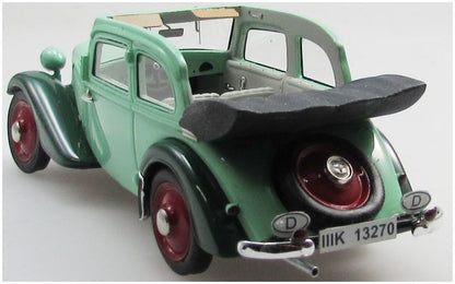 Available To Order – Adler Trumpf Junior Cabrio-Limo Green Two-Tone Green 2-Door Top Down 1934-36 1:43 Esval Model (ESV EMEU43034N)