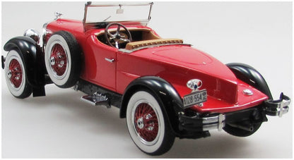 Stutz Black Hawk Speedster Top Down Red Black 1928 1:43 – diecast model (view 2)