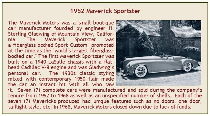 Maverick Sportster w/Disc Wheels White 1952 1:43 – diecast model (view 3)