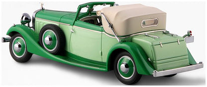 Hispano Suiza J12 Drophead-Coupe 1934 by Fernandez & Darrin (Paris) Half Open Green 1:43 – diecast model (view 3)