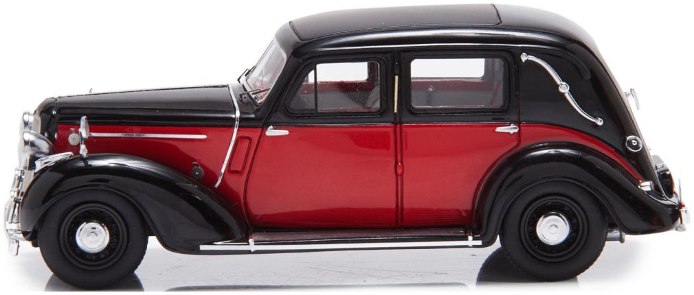 Humber Super Snipe Saloon 2 Windows Red Black 1938 1:43 – diecast model (view 2)
