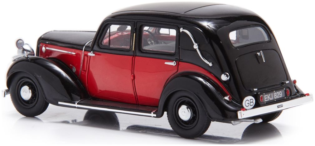 Humber Super Snipe Saloon 2 Windows Red Black 1938 1:43 – diecast model (view 3)