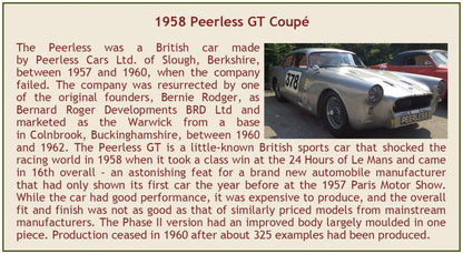 Peerless GT Coupe Silver Race Version 1958 1:43 – diecast model (view 3)