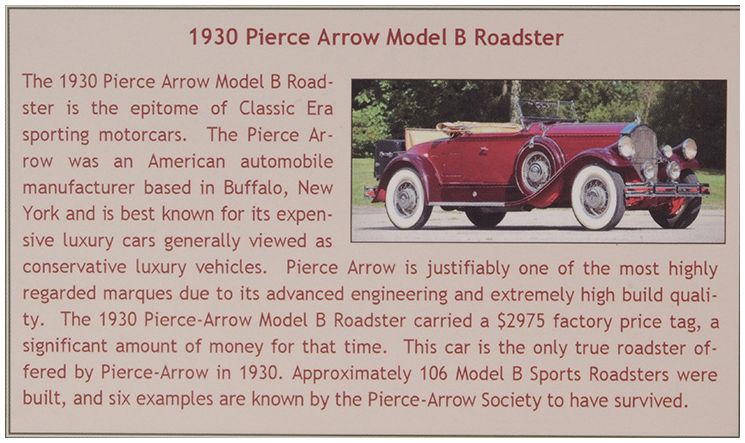Pierce Arrow Model B Roadster 1930 Open Maroon 1:43 (view 6)