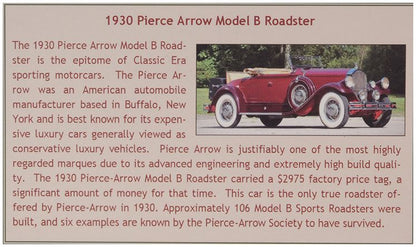 Pierce Arrow Model B Roadster 1930 Open Maroon 1:43 (view 6)
