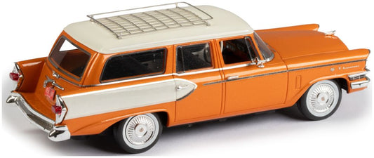 Studebaker President Broadmoor Orange White Four-Door Station Wagon 1957 1:43 – diecast model (view 2)
