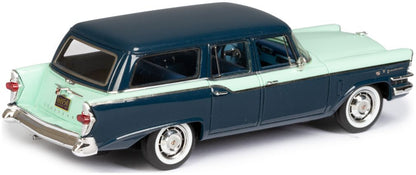 Studebaker Commander Provincial Blue Two-Tone Four-Door Station Wagon 1957 1:43 – diecast model (view 2)