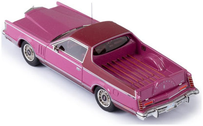 Available To Order – Lincoln Continental Mark V Coloma Pickup by Caribou Motor Co. Two-Tone Violet 1977 1:43 Esval Model (ESV US43012D)