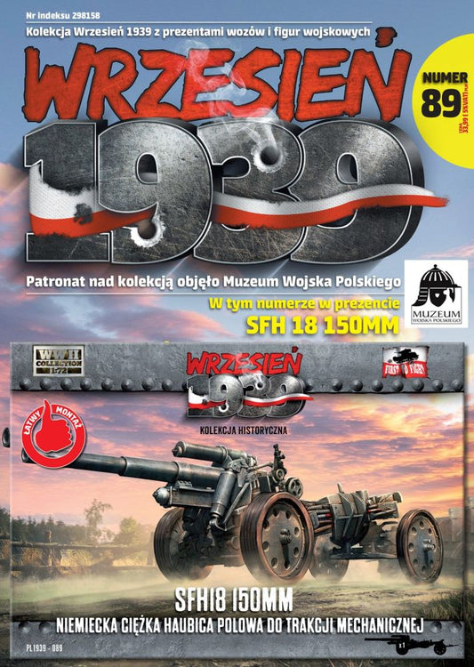 Available to Order – 15 cm sFH 18 German heavy howitzer for mechanical traction 1:72 (FTF 089)