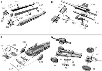 Available to Order – 15 cm sFH 18 German heavy howitzer for mechanical traction 1:72 (FTF 089)