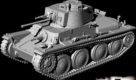 Available to Order – German Light Tank PzKpfw 38 Ausf.C /Panzerbefehlswagen (PzBfwg) 38(t) 1:72 (FTF 091)