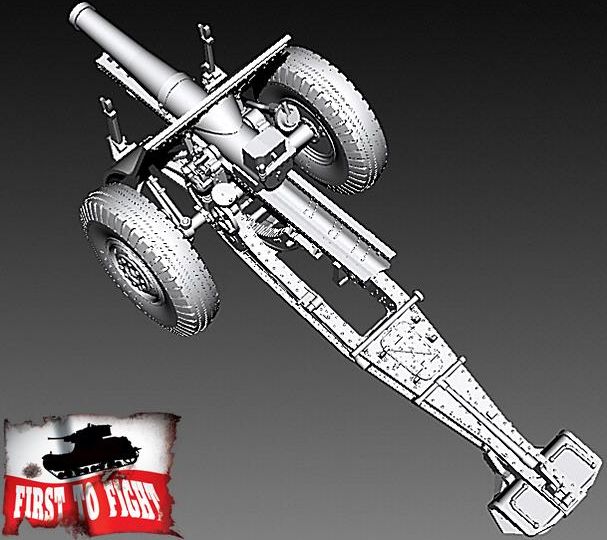 Available to Order – M1917 A4 Heavy Howitzer 155mm 1:72 (FTF 098)