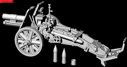 Available to Order – German Heavy Infantry Gun 15 cm sIG33 for Mechanical Traction 1:72 (FTF 102)